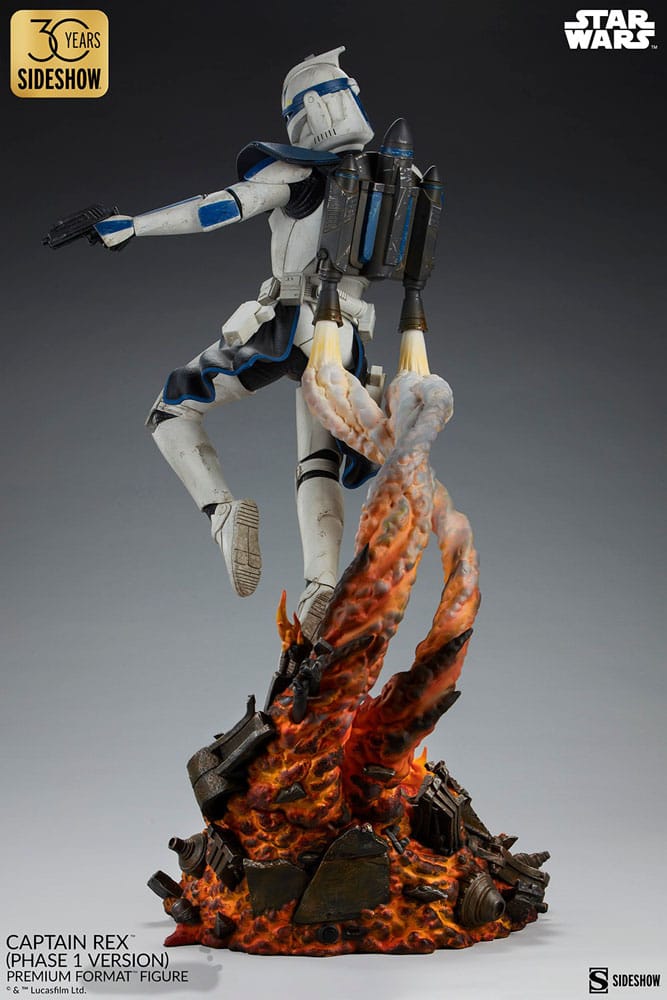 Star Wars Premium Format Figure Captain Rex (Phase 1 Version) Sideshow Exclusive 68 cm