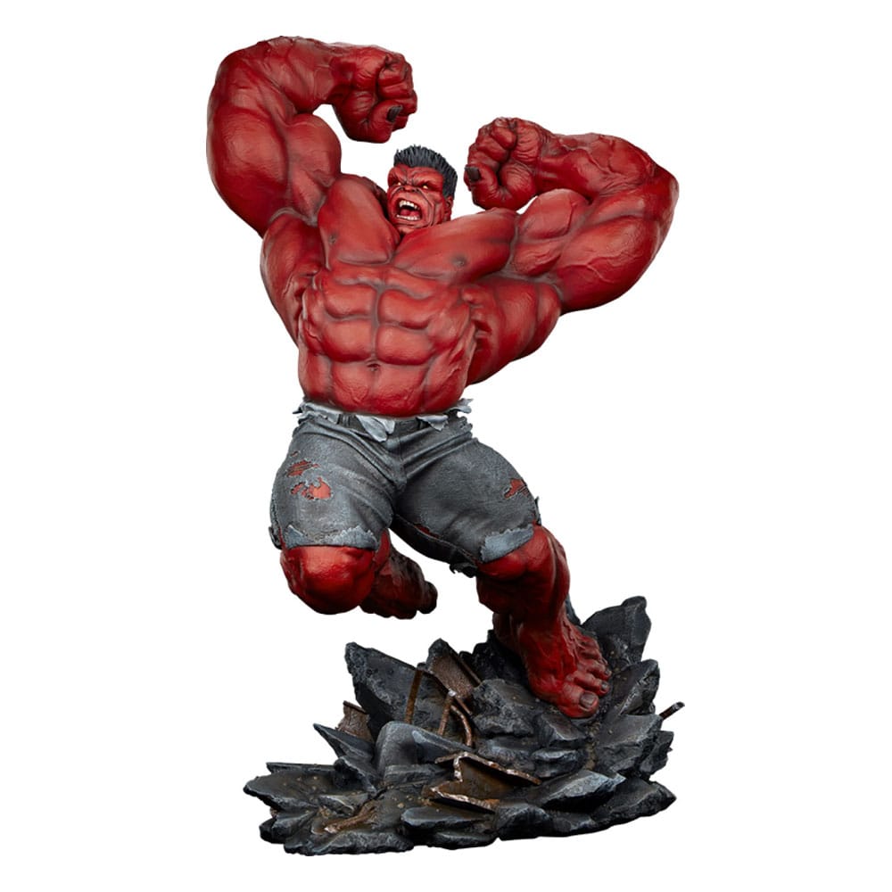 Marvel Premium Format Statue Red Hulk: Thunderbolt Ross 74 cm