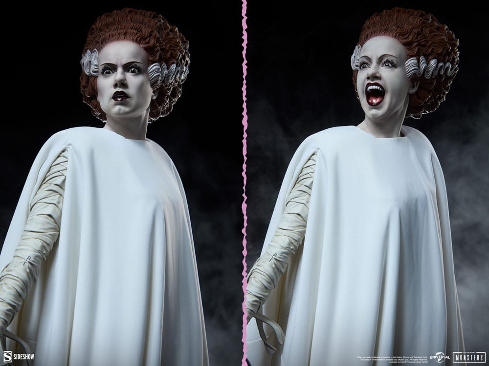 bride of frankenstein white dress Monsters Deluxe Adult Costume Dre is 510 wearing a 2X Modern Bride of Frankenstein Costume