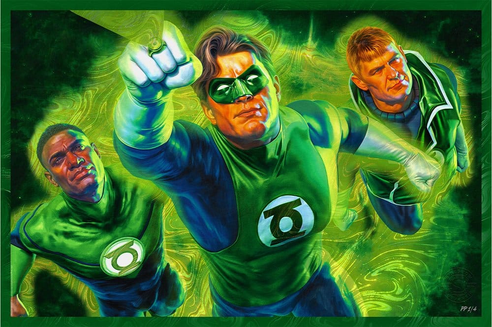DC Comics Fine Art Print Green Lantern 61 x 41 cm - unframed