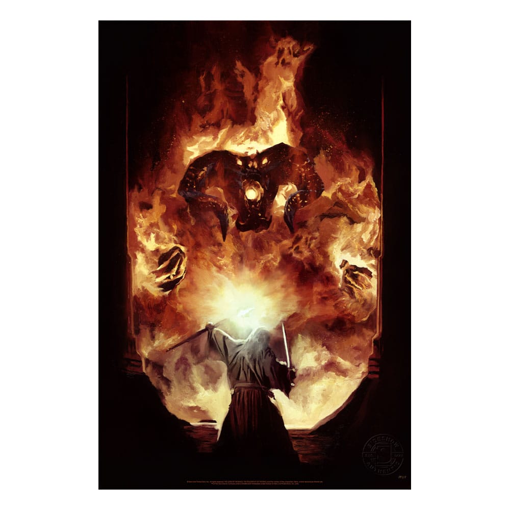 Lord of the Rings Art Print The Flame of Anor 46 x 61 cm - unframed