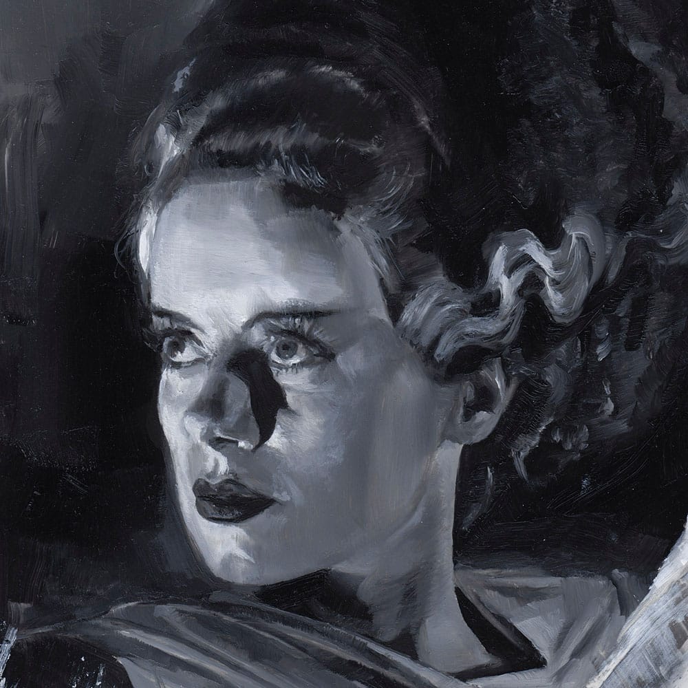 Bride of Frankenstein Art Print Bride of Frankenstein by Chris Valentine 41 x 31 cm - unframed