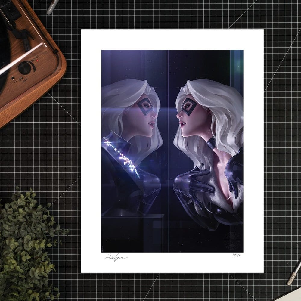 Marvel Fine Art Print Black Cat 46 x 61 cm - unframed