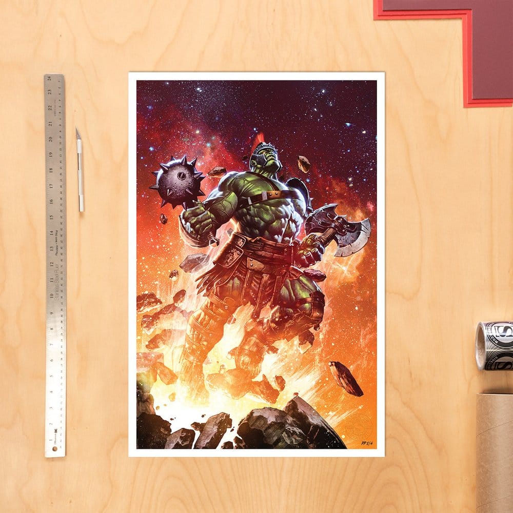 Marvel Fine Art Print Planet Hulk: Worldbreaker 41 x 61 cm - unframed