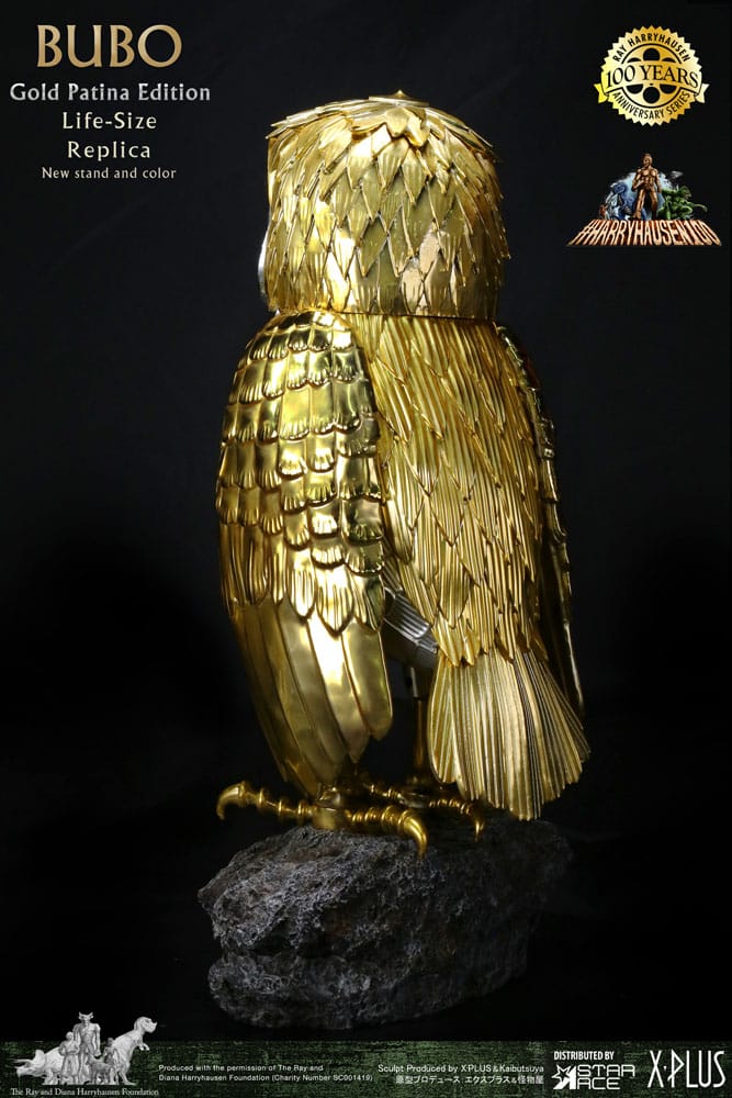 Clash of the Titans Statue Ray Harryhausen's Bubo Gold Patina Edition Deluxe Ver. 34 cm