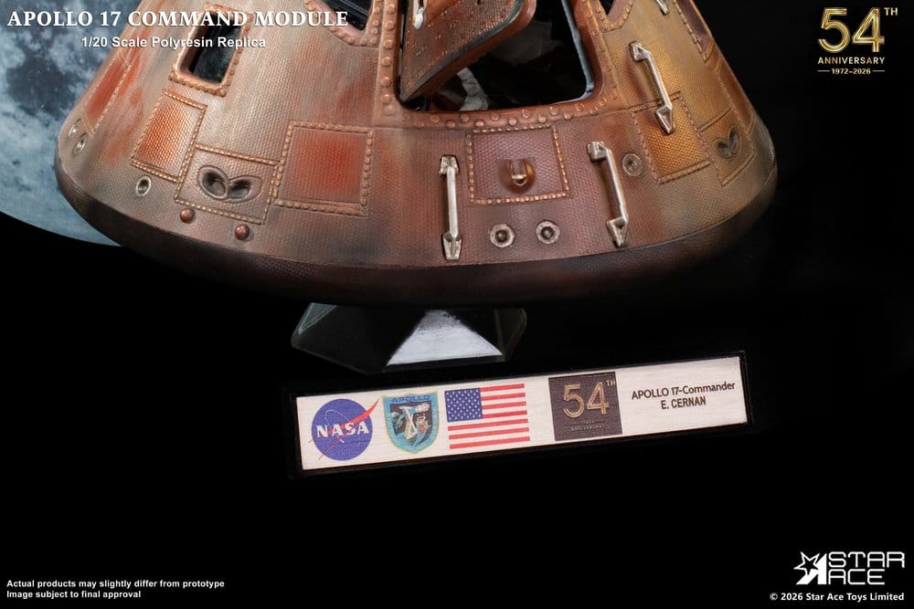 Apollo 17 Replica 1/20 Command Module 20 cm