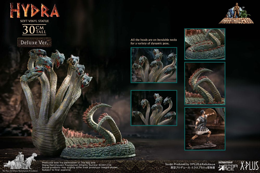 Jason und die Argonauten Soft Vinyl Statue Hydra Deluxe Version 30 cm