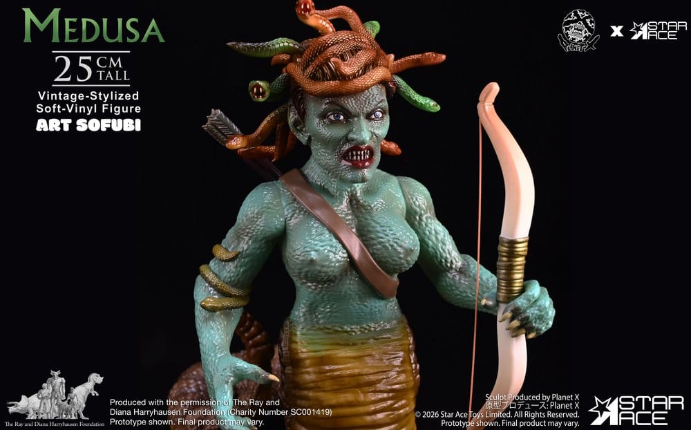 Ray Harryhausen Soft Vinyl Statue Medusa (Vintage-Style) 25 cm
