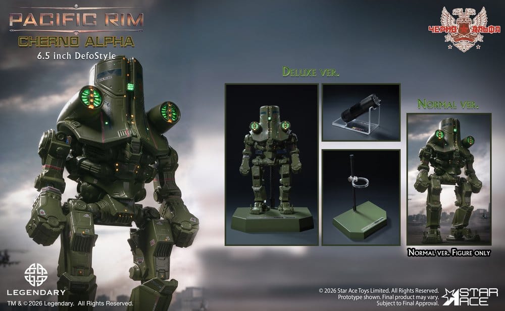 &nbsp;Pacific Rim DefoStyle Figure 2-Pack Gipsy Danger & Cherno Alpha DX 17 cm