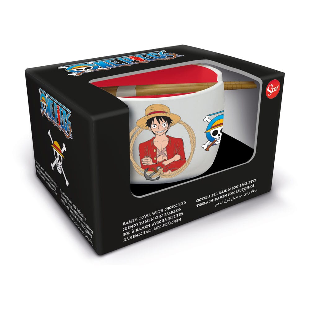 One Piece Ramen Bowl with Chopsticks Classic