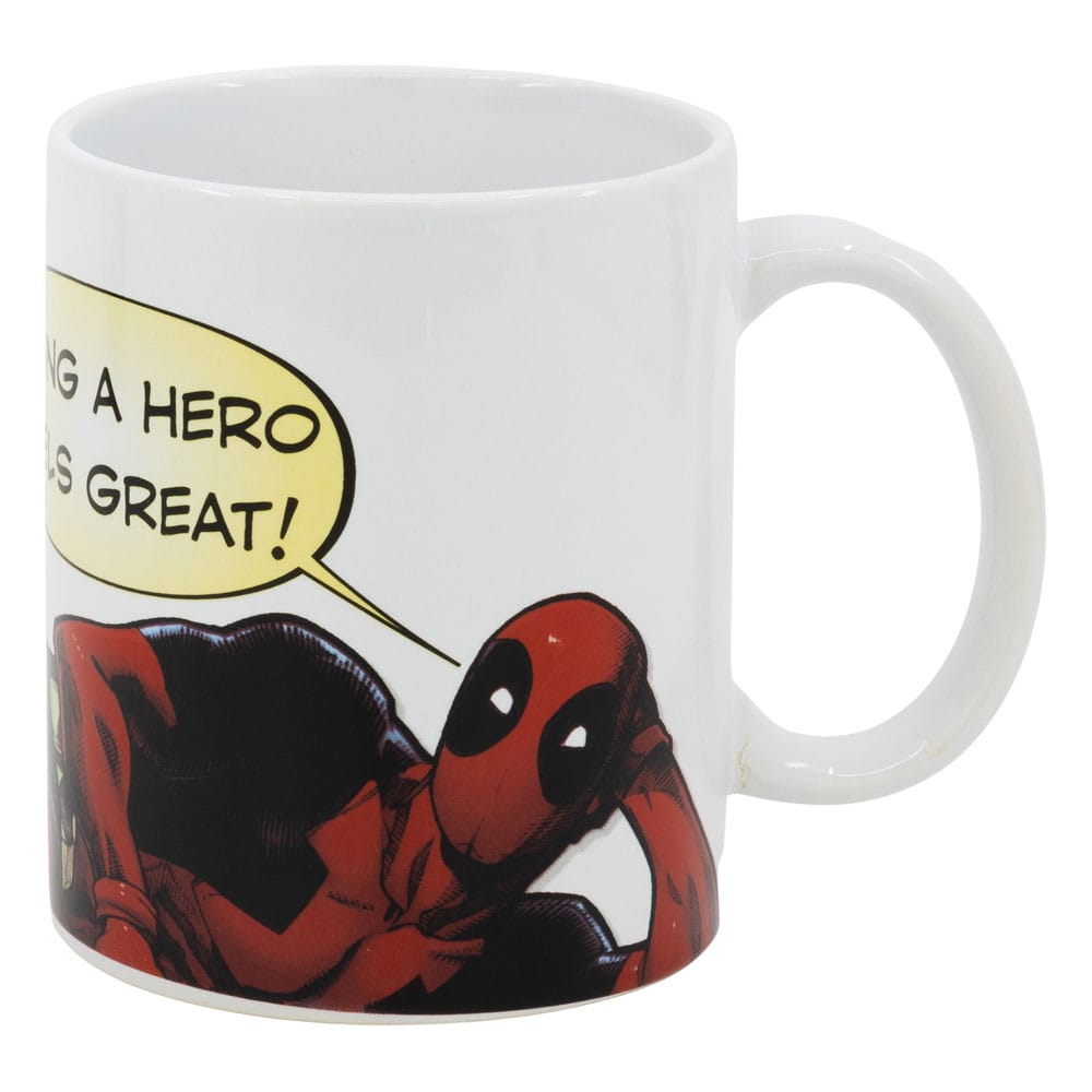 Die Deadpool-Tasse fühlt sich großartig an