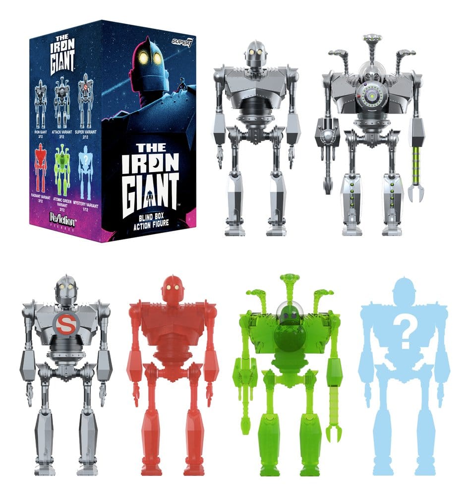 The Iron Giant Action Figures Wave 01 Blind Box Display (12)