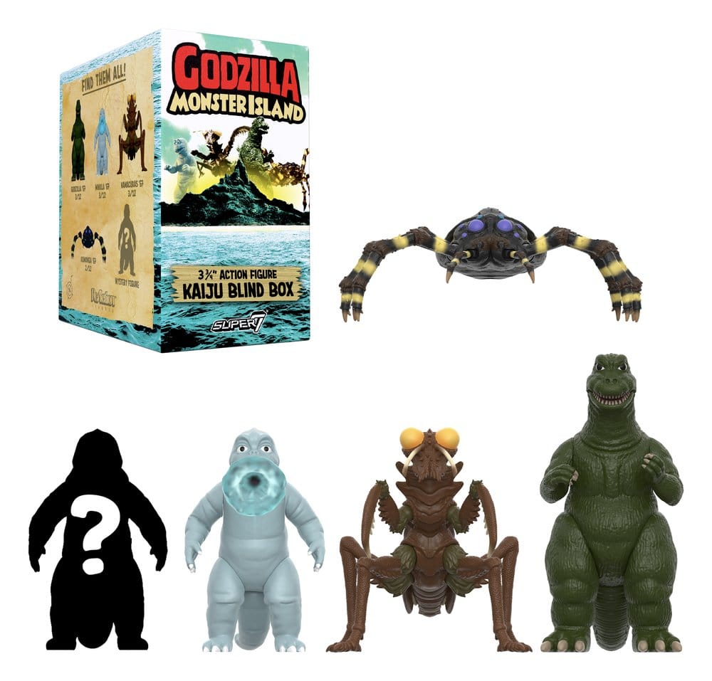 Godzilla Toho (Monster Island) Action Figure Wave 13 Blind Box Display (12)