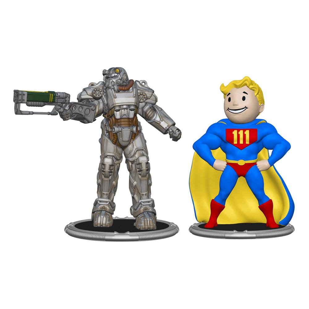 Fallout Minifiguren 2er-Pack Set C T-60 &amp; Vault Boy (Power) 7 cm