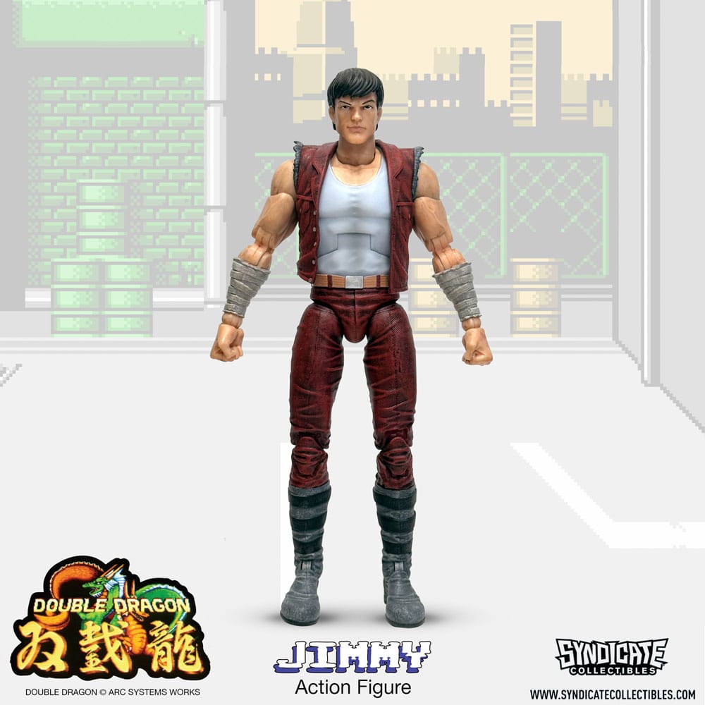 Double Dragon Deluxe Action Figure 1/12 Jimmy 18 cm