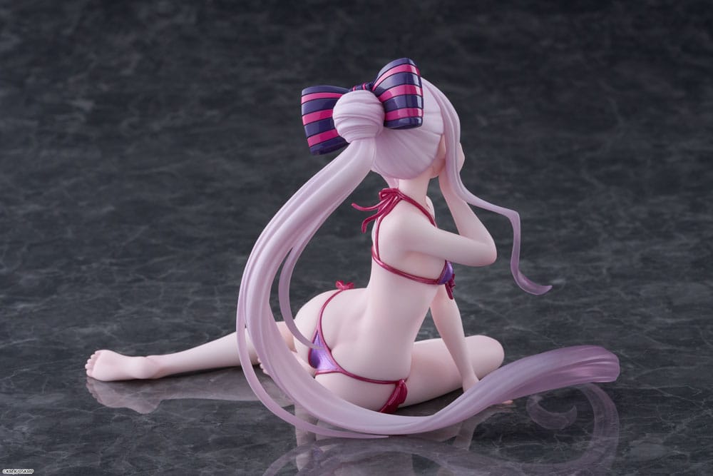 Overlord PVC Statue Desktop Cute Figure Shalltear Swimsuit Ver. 13 cm