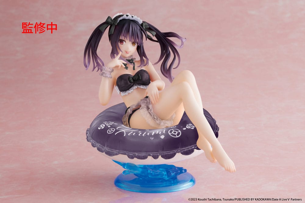 Date A Live IV PVC Statue Aqua Float Girls Figure Kurumi Tokisaki Renewal Edition 10 cm