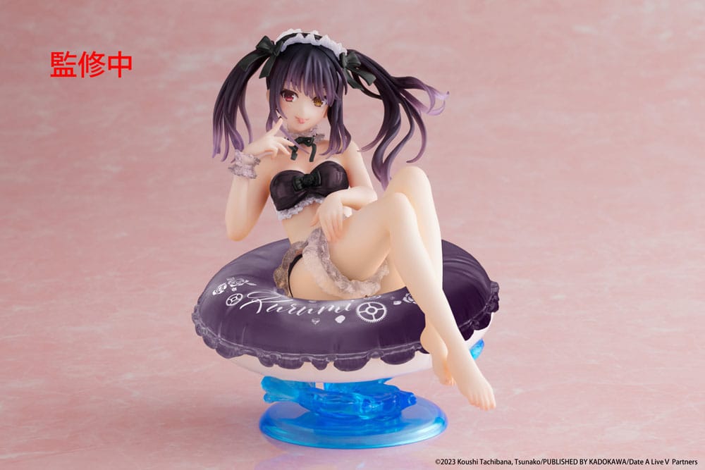 Date A Live IV PVC Statue Aqua Float Girls Figure Kurumi Tokisaki Renewal Edition 10 cm