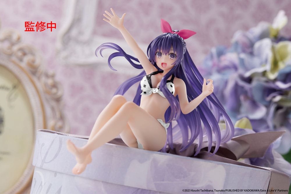 Date A Live V Aqua Float Girls PVC Statue Tohka Yatogami Renewal 10 cm