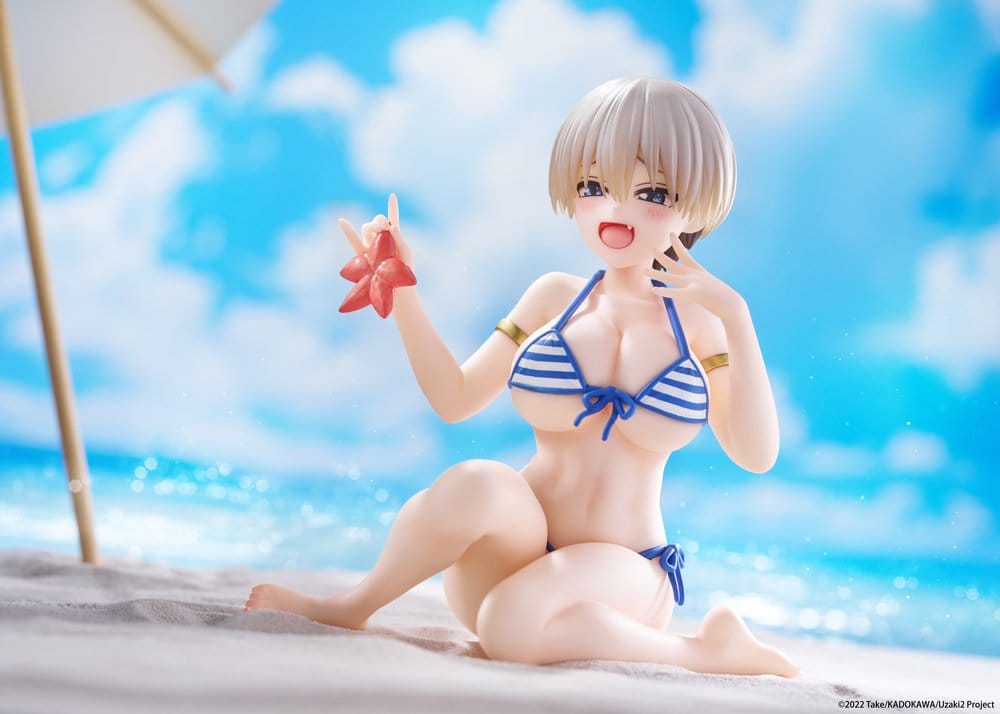 Uzaki-chan Wants to Hang Out! Desktop Cute PVC Figure Hana Uzaki (Swimwear Ver.) 13 cm