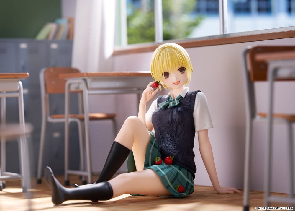 Strawberry 100% Desktop Cute PVC Figure Tsukasa Nishino (School uniform Ver.) 13 cm