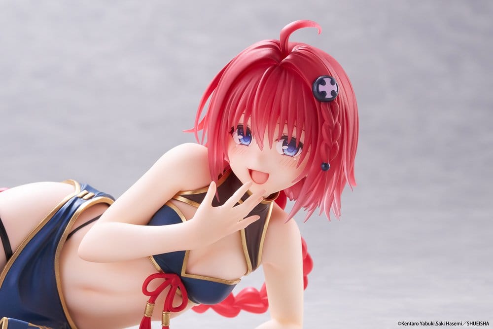To Love-Ru Darkness Desktop Cute PVC Figure Mea Kurosaki (Chinese Dress Ver.) 13 cm