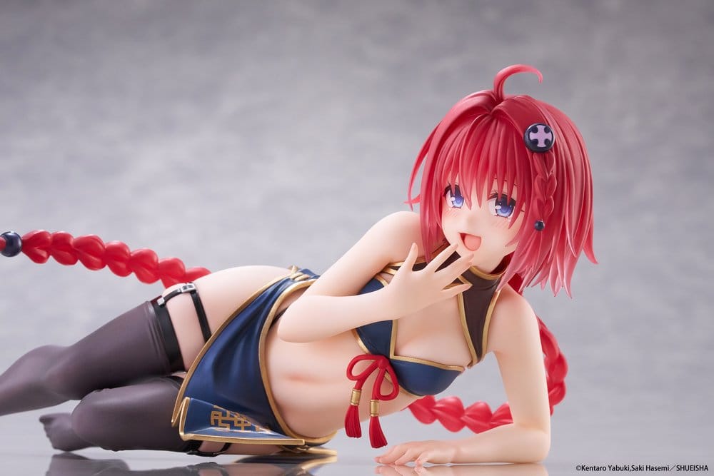 To Love-Ru Darkness Desktop Cute PVC Figure Mea Kurosaki (Chinese Dress Ver.) 13 cm