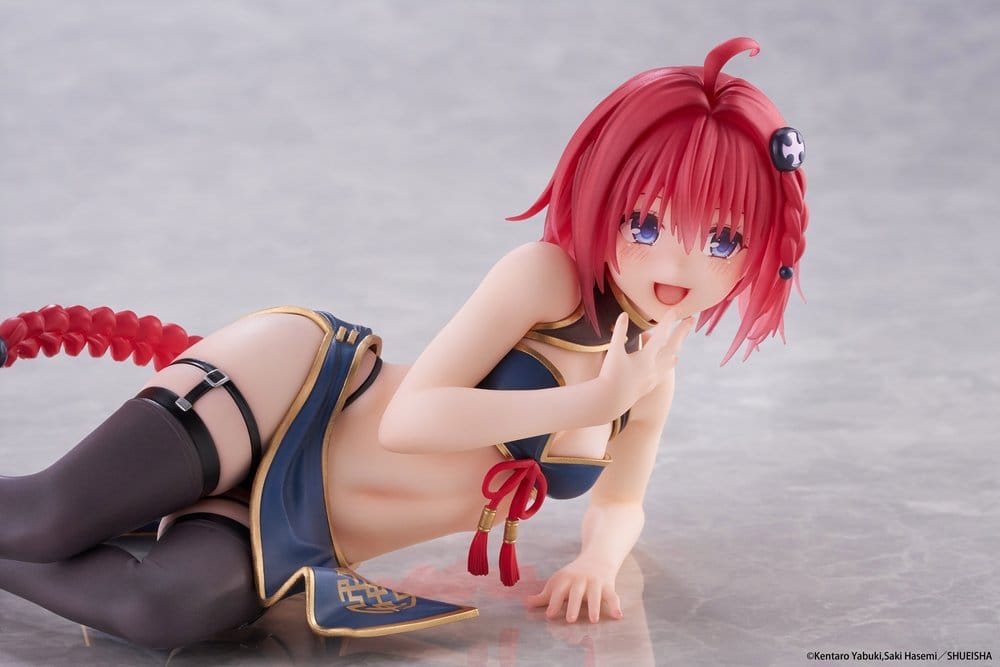 To Love-Ru Darkness Desktop Cute PVC Figure Mea Kurosaki (Chinese Dress Ver.) 13 cm