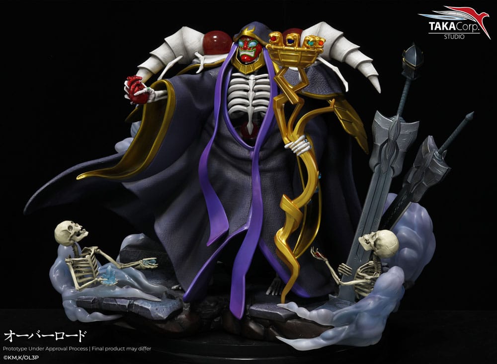 Overlord-Statue Ainz Ooal Kleid 40 cm