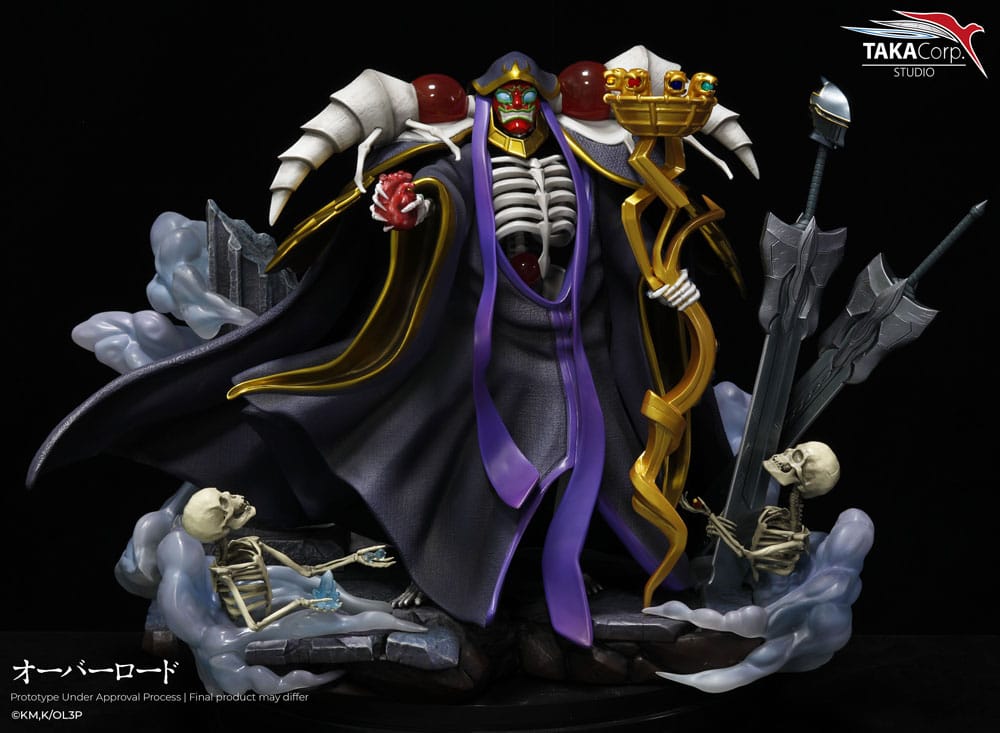 Overlord-Statue Ainz Ooal Kleid 40 cm