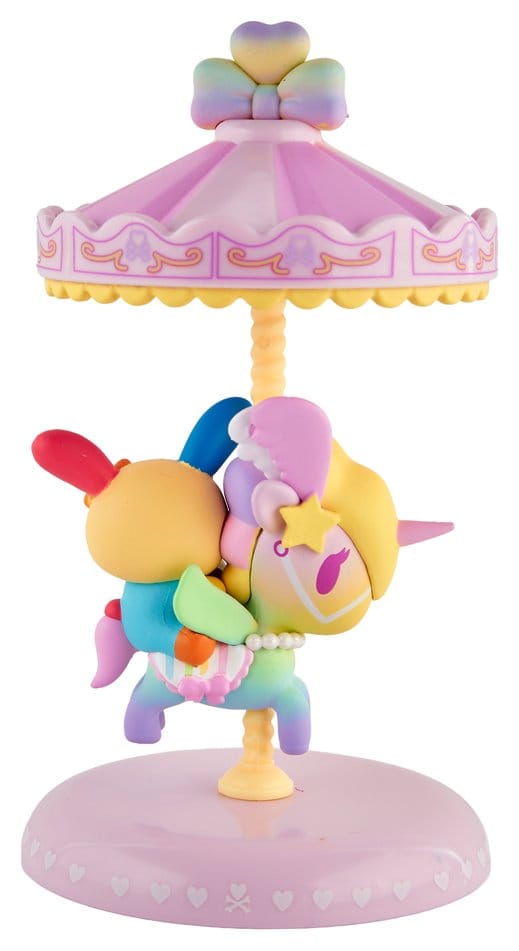 tokidoki x HKF Window Box Figure U*SA*HA*NA & Can Can Sweet Pink Carousel Special Edition 8 cm