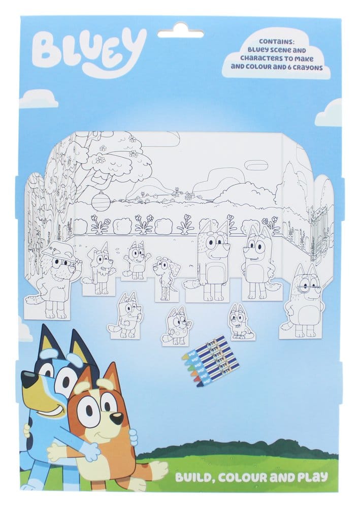 Bluey Colouring and Play World Set