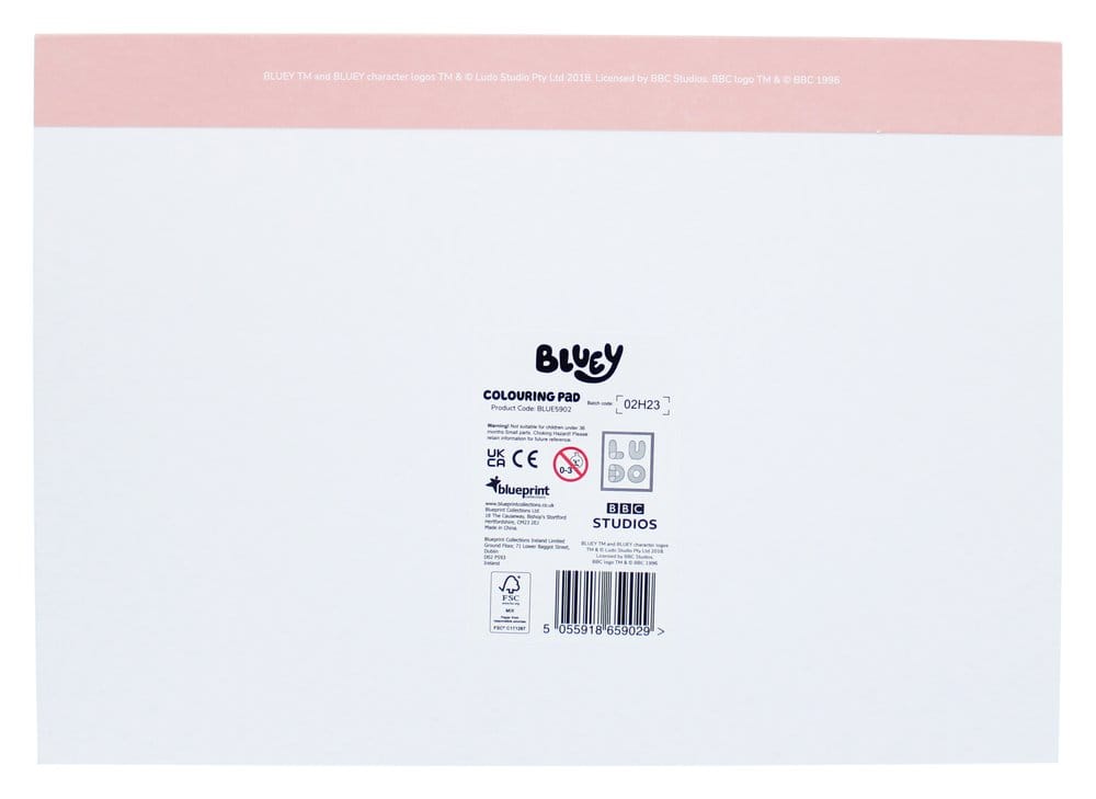 Bluey Colouring Book A4 & Sticker Set