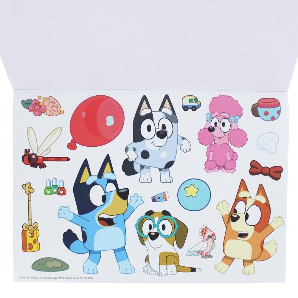 Bluey Colouring Book A4 & Sticker Set