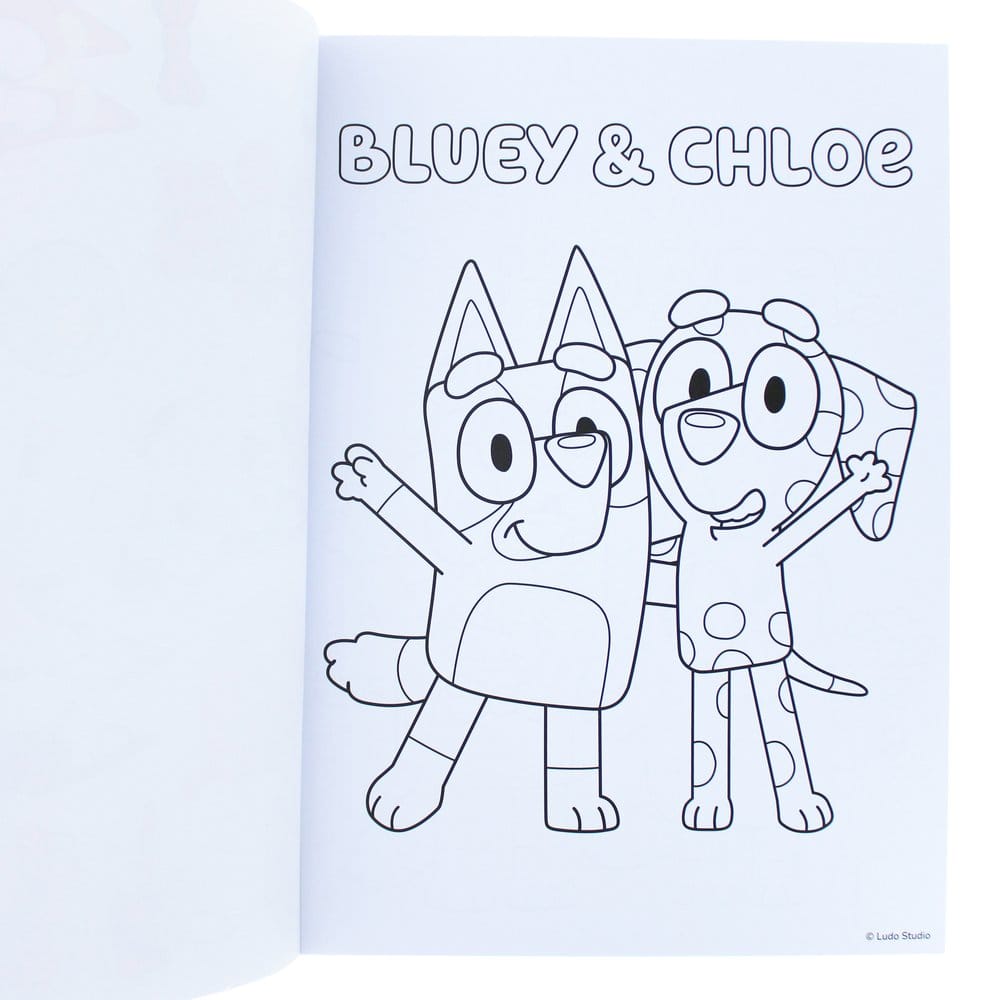 Bluey Colouring Book A4 & Sticker Set