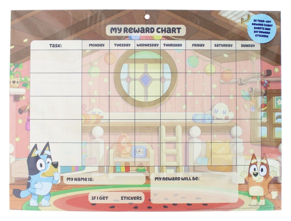 Bluey Reward Chart Set