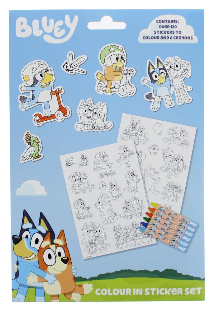 Bluey Sticker Colouring Set