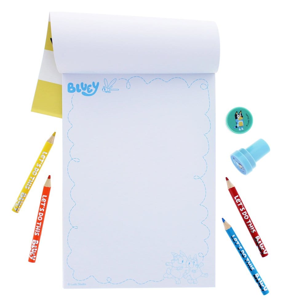 Bluey 14-Piece Creative Colouring Set