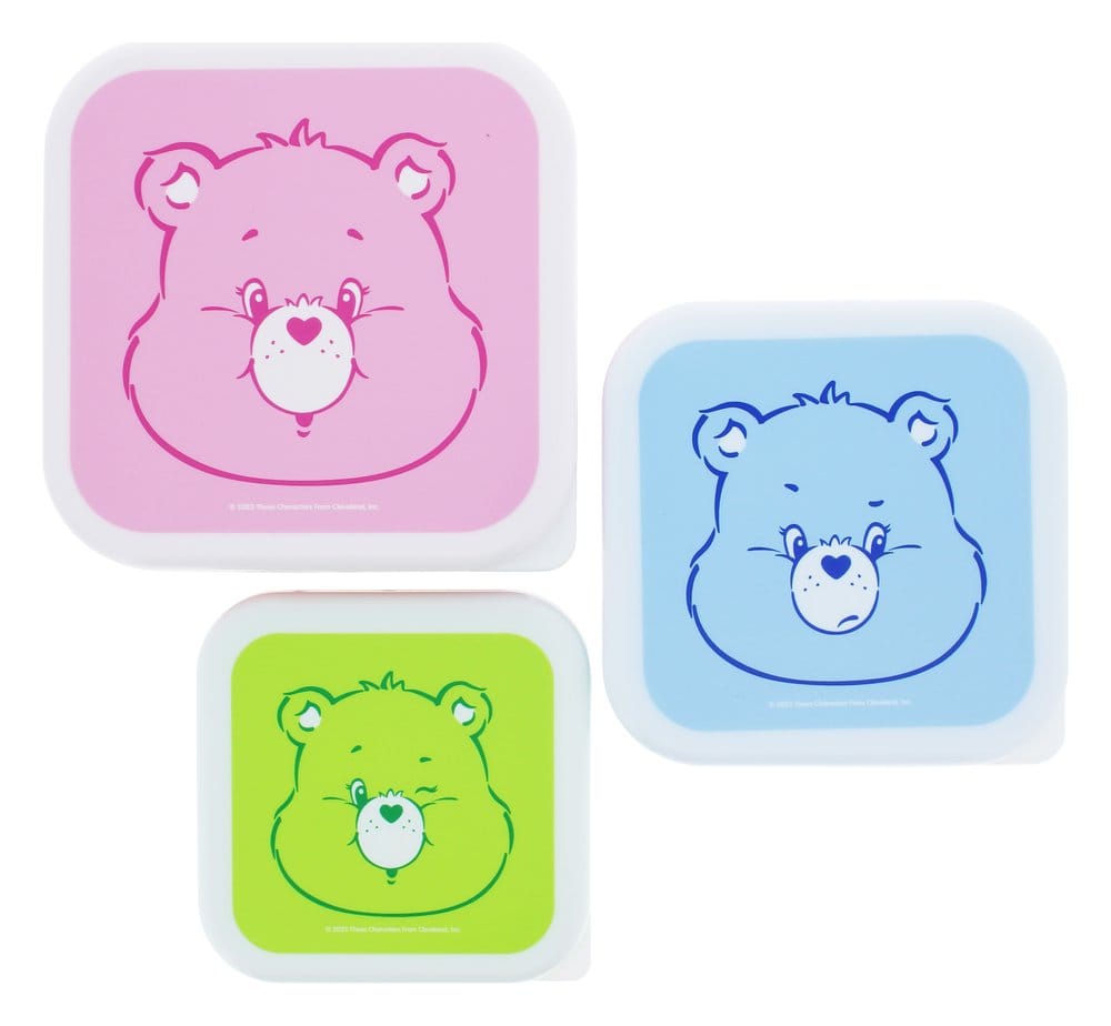 Care Bears Snack Box Set of 3