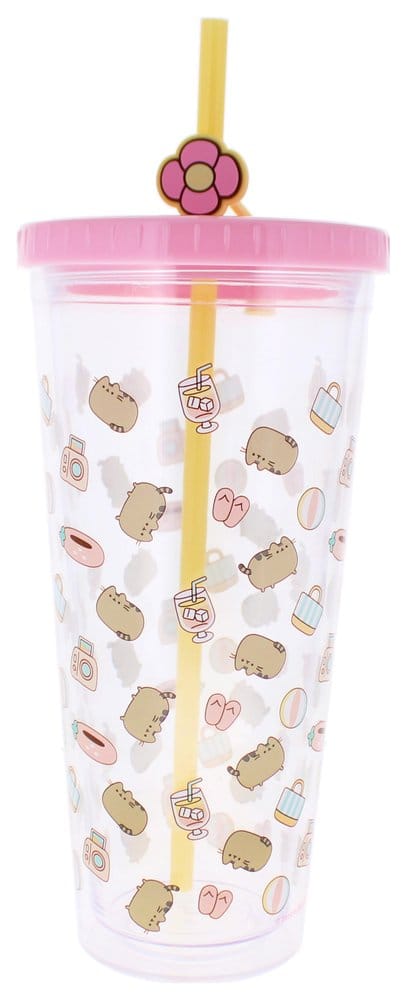 Pusheen Tumbler with Straw 700 ml