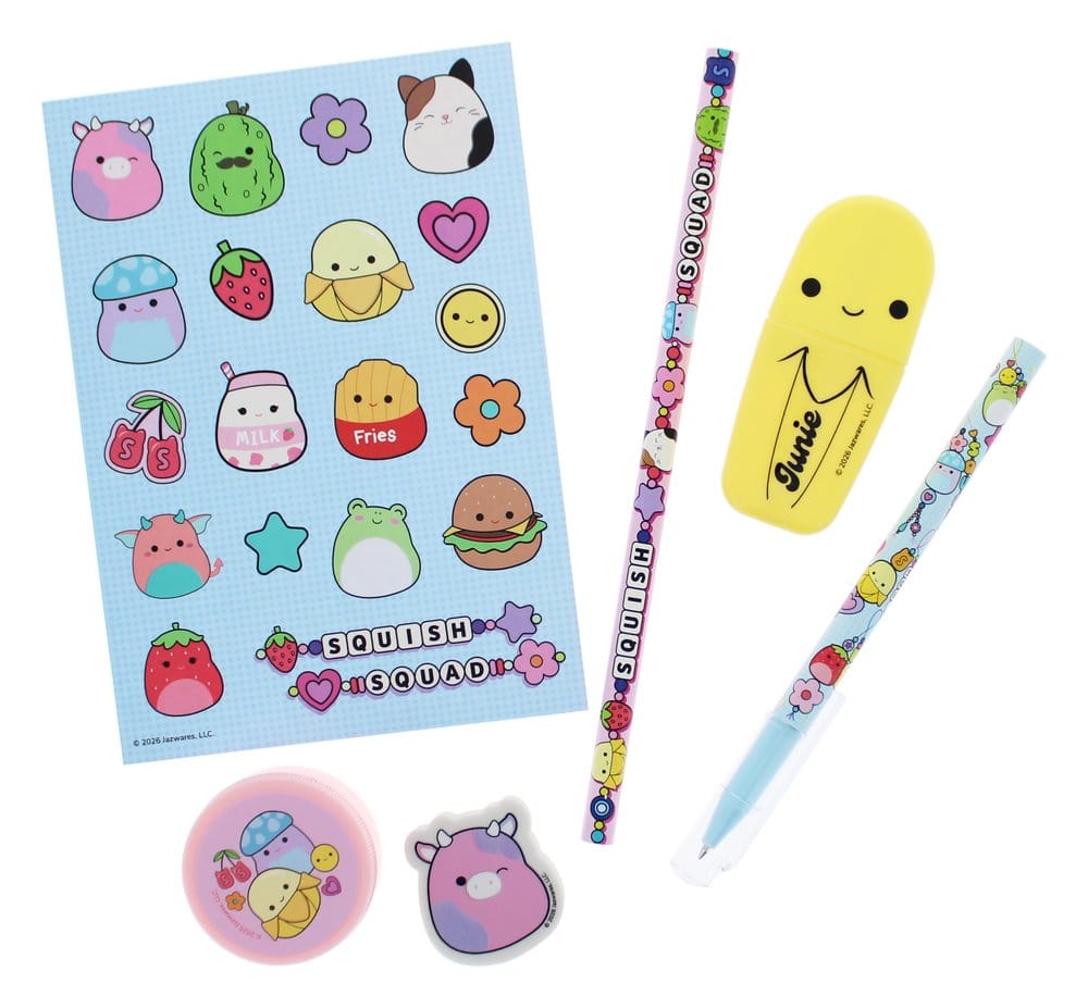 Squishmallows Stationery Set Squish Squad 7-piece