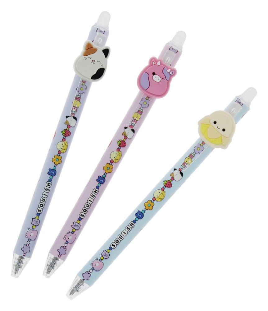 Squishmallows Erasable Gel Pen 3-Pack