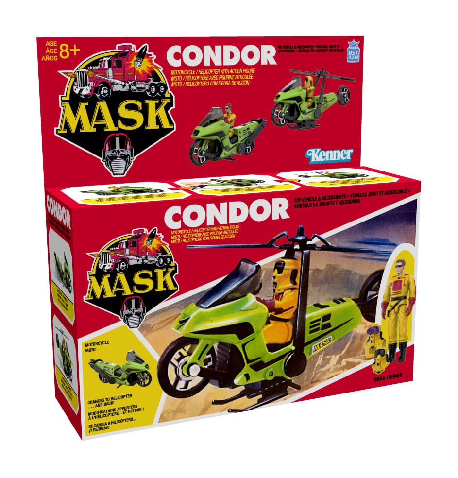 M.A.S.K. Action Figure with Vehicle Vehicle Condor 15 cm