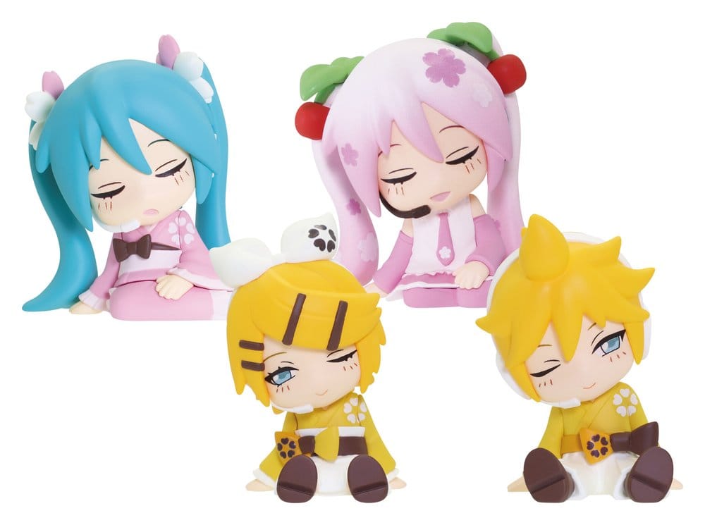 Hatsune Miku Twinchees Mini Figures Lil' Sleepers Wave 3 5 cm Blind Pack Display (24)