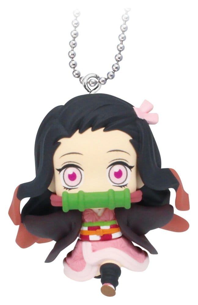 Demon Slayer: Kimetsu no Yaiba Swing Danglers Keychains 3 cm Mystery Capsule Display (12)