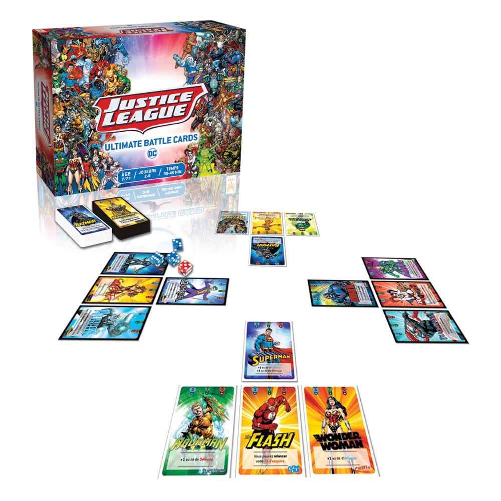 DC Comics Kartenspiel Justice League Ultimate Battle Cards *Französische Version*