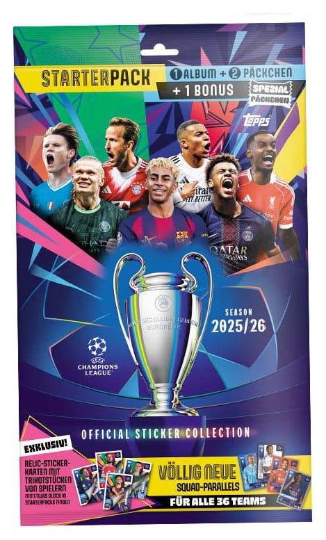 UEFA Champions League 2025/26 Sticker Collection Starter Pack
