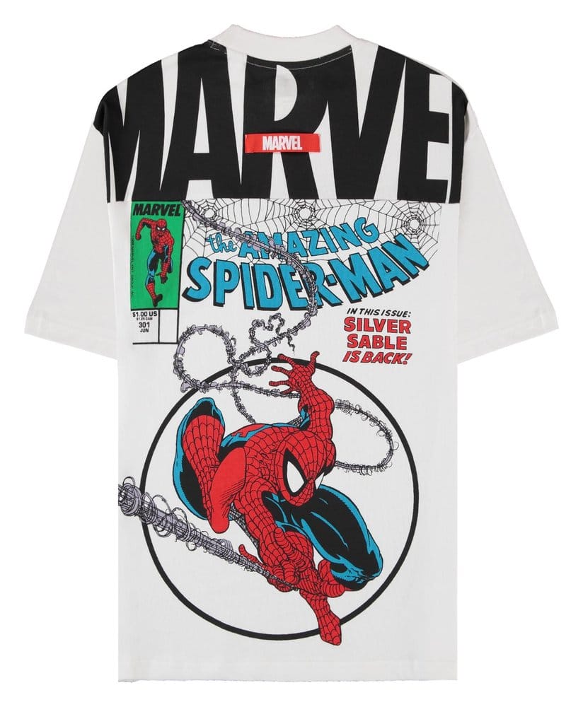 Marvel T-Shirt Spider Man Split Comic  Size L