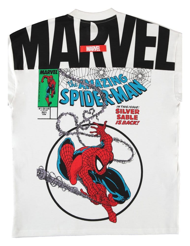 Marvel T-Shirt Spider Man Split Comic  Size XL