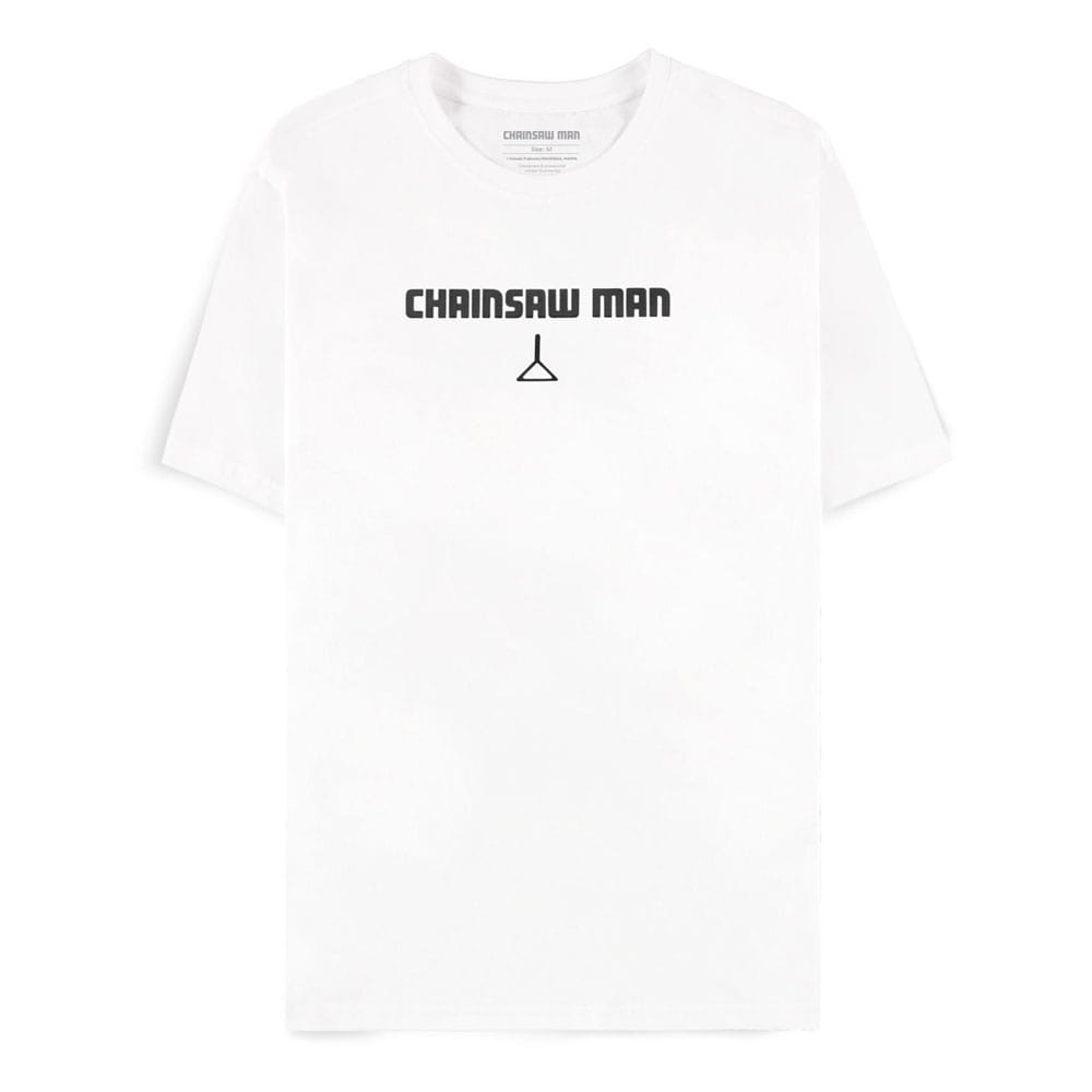 Chainsaw Man T-Shirt mit Umriss, Größe M